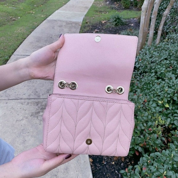 Kate Spade Mini Emelyn Crossbody Rosy Quilted Bag - Picture 5 of 5